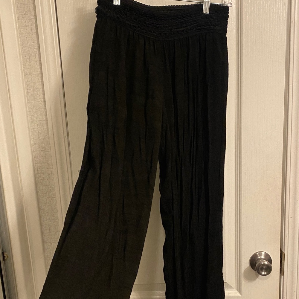 New Directions Black Wide Leg Pants